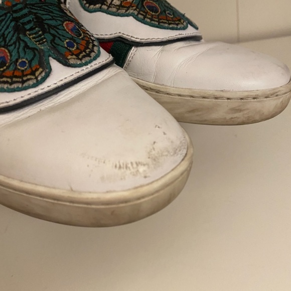 SOLD Gucci Butterfly Aces Kids Sneakers - Picture 8 of 10